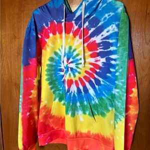 Colorful Tie-Dye Men's Hoodie
